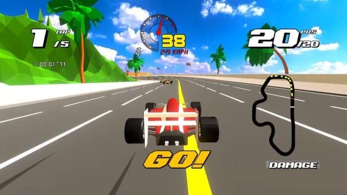 Family-friendly racing game at Arcade Time Machine in Stockton-on-Tees.